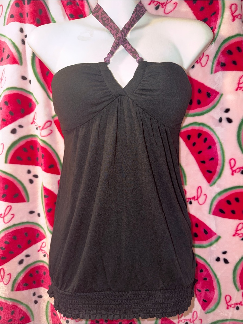 🖤💜 American Eagle Outfitters Halter Babydoll Tank Top